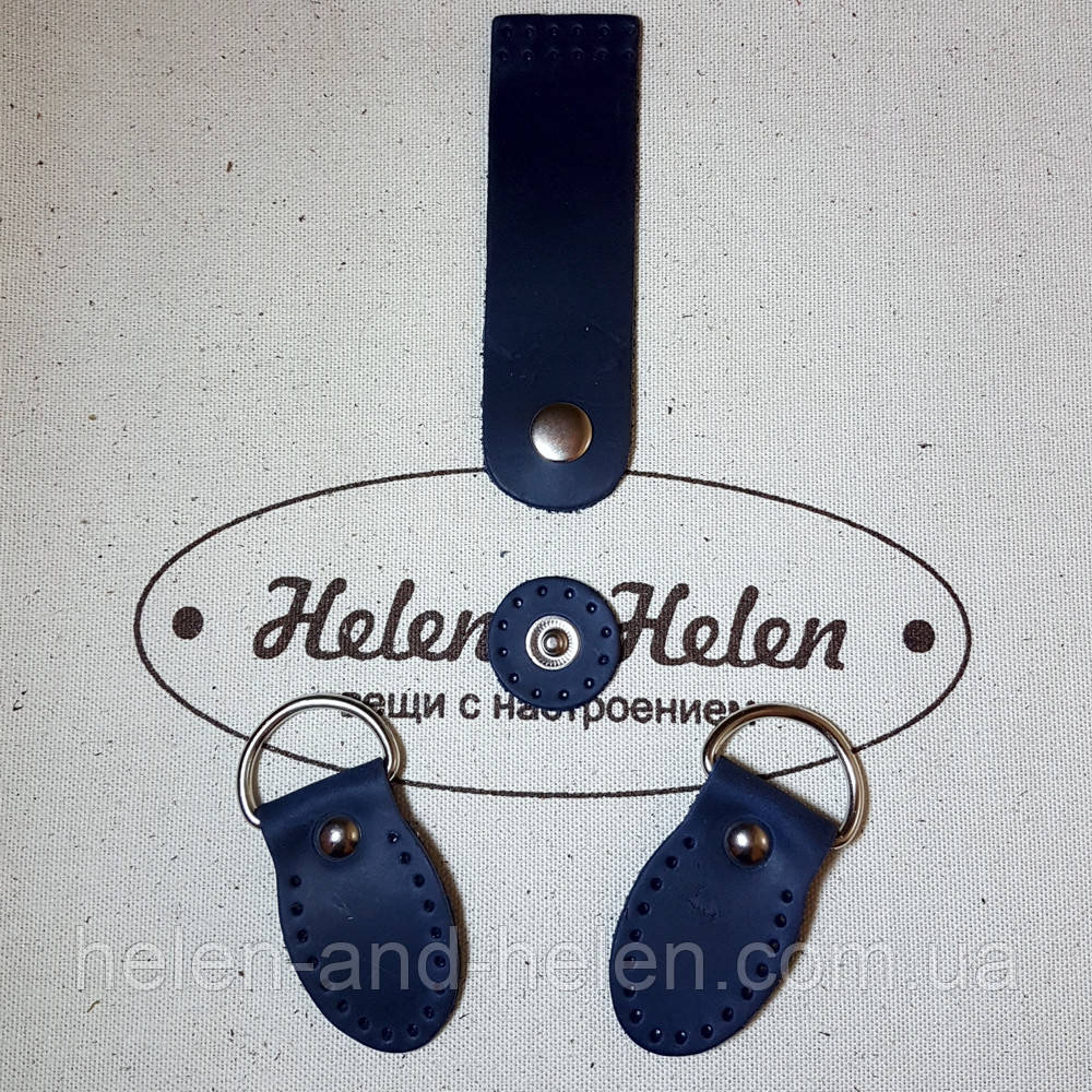 Набір для сумки "Ранька" синього кольору, фото 1