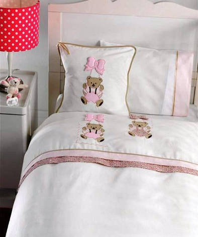 Постільна білизна Gelin Home BEAR BEBE дитяче рожевий, фото 1