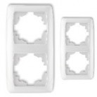 VIKO Carmen Рамка подвійна вертикальна білий