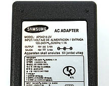 Блок живлення для ноутбука Samsung 19V 3.16 A (5.0*3.0 mm) + Мережевий кабель, фото 2