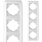 VIKO Carmen Рамка четверна вертикальна білий