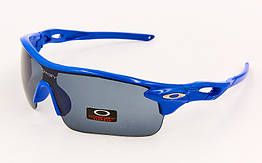 Окуляри спортивні сонцезахисні OAKLEY MS-107-BL (пластик, акрил, синій)