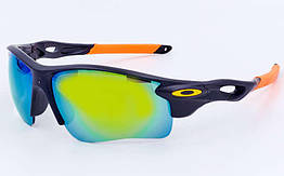 Окуляри спортивні сонцезахисні OAKLEY MS-2496 (пластик, акрил, кольори в асортименті)
