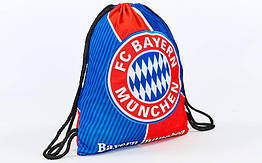 Рюкзак-мішок GA-4433-BM BAYERN MUNCHEN (нейлон, р-р 39х49 см, червоний-синій)