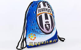 Рюкзак-мішок GA-4433-JUV JUVENTUS (нейлон, р-р 39х49 см, синій)