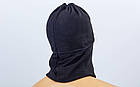 Балаклава, шапка, шарф 3 в 1 MS-5627 (фліс, чорний), фото 3