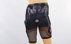 Шорти захисні із захистом спини для екстремальних видів спорту FOX M-4533 (PL, PVC, р-р M-XL, чорний), фото 2