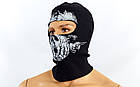 Підшлемник балаклава Скелет MS-4824-2 Call of Duty (коттон, чорний), фото 2