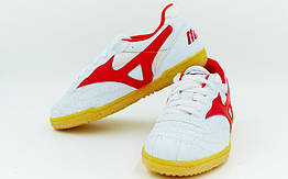Кеди MIZUNO OB-2614 (р-р 35-45) (верх-PU, PL, підошви-PU, білий-червоний)