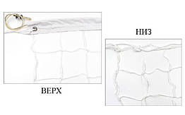 Сітка для волейболу Економ 10 UR SO-5270 (PP 2,5 мм, р-р 9,5x1 м, комірка 10x10 см, метал. трос)