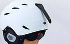Шолом гірськолижний з механізмом регулювання MS-6295-W (PC, p-p S-M-53-58, білий), фото 5