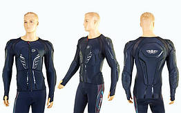 Мотозахист тіла компресійний SCOYCO Hermes Body armor AM03 (р-р L-XL-46-52, чорний)