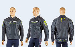Мотокуртка текстиль-сітка із захистом Monster MS-5528-2XL (PL, PVC, M-2XL-44-52, чорний)