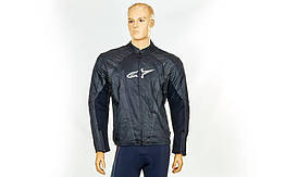 Мотокуртка текстильна із захистом Alpinestars MS-1213 (PL, PVC, L-2XL-46-52, чорний)