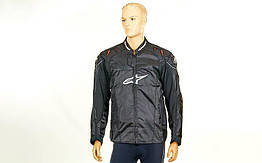 Мотокуртка текстильна із захистом Alpinestars MS-1219 (PL, PVC, L-2XL-46-52, чорний)