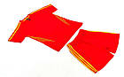 Футбольна форма Glow CO-703-R (PL, р-р (S-XL)-165-180 см, червоний жовтий, шорти червоні), фото 7