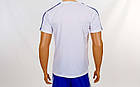 Футбольна форма підліткова Glow CO-703B-W (PL, р-р (24-30), білий-синій, шорти сині), фото 4