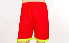 Футбольна форма Grapple CO-7055-R (PL, р-р (S-XL)-165-180 см, червоний-салатовий, шорти червоні), фото 5