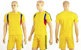 Футбольна форма підліткова Line CO-4587-Y (PL, р-рM-XL, жовтий, шорти жовті)