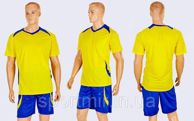 Футбольна форма Perfect CO-2016-Y (PL, р-р (S-XL)-165-180 см, жовтий-синій), фото 1