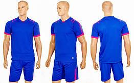 Футбольна форма Chic CO-1608-B (PL, р-р S-3XL-42-54, зріст 160-190 см, синій, шорти сині)