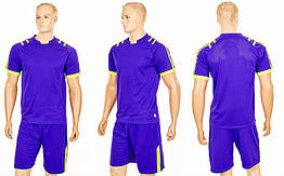 Футбольна форма Chic CO-1608-V (PL, р-р S-3XL-42-54, зріст 160-190 см, фіолетовий, шорти фіолет)