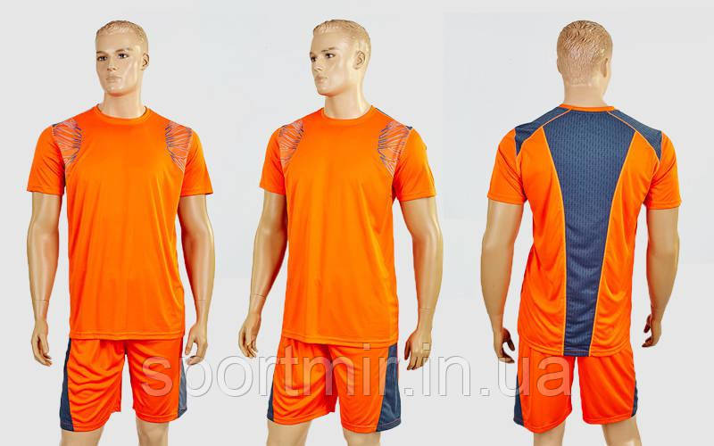 Футбольна форма Punch CO-1002-OR (PL, р-р M-2XL-44-50, зріст 165-180 см, жовтогарячий-сірий, шорти жовтогарячі), фото 1