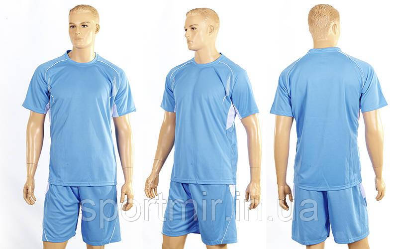 Футбольна форма Run CO-3146-LB-XL (поліестер, р-р XL-50-52, блакитний, шорти блакитні), фото 1