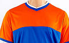Футбольна форма Two colors CO-1503-OR (поліестер, р-р M-XL-46-52, жовтогарячий, шорти жовтогарячі), фото 2