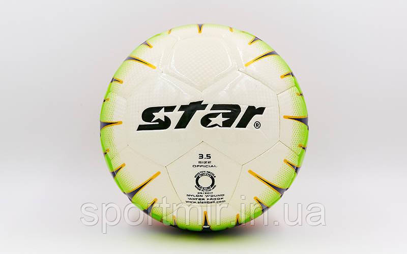 М'яч для футзала No4 Клеєний-PU STAR JMU35000Y, фото 1
