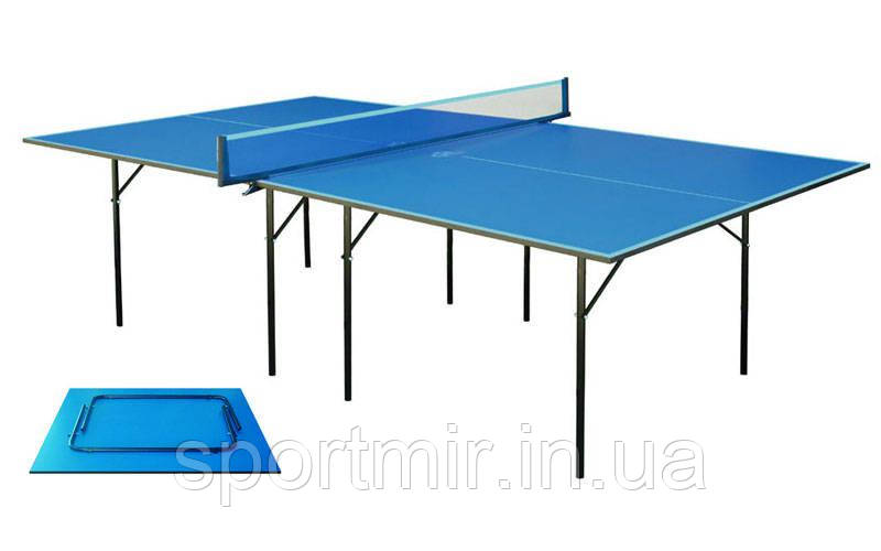 Стіл тенісний UR MT-4689 (Gk-1) (ДСП товщ.16 мм, метал, пластик, р-р 2,74х1,52х0,76 м,, фото 1