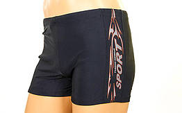 Плавки чоловічі SPORT FASHION 7089-BK (р-р XL-3XL, чорний)