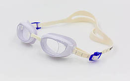 Очки для плавання SPEEDO 8090047237 AQUAPUUURE FEMELE (полікарбонат, TPR, силікон, білі)