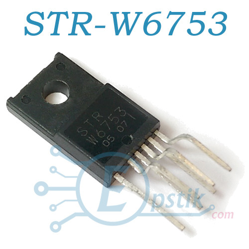 STR-W6753, Імпульсний регулятор напруги, TO220F-6