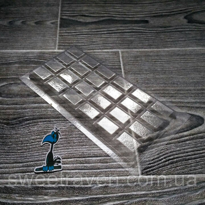 Пластикова форма для шоколаду Плитка шоколаду 2, фото 1