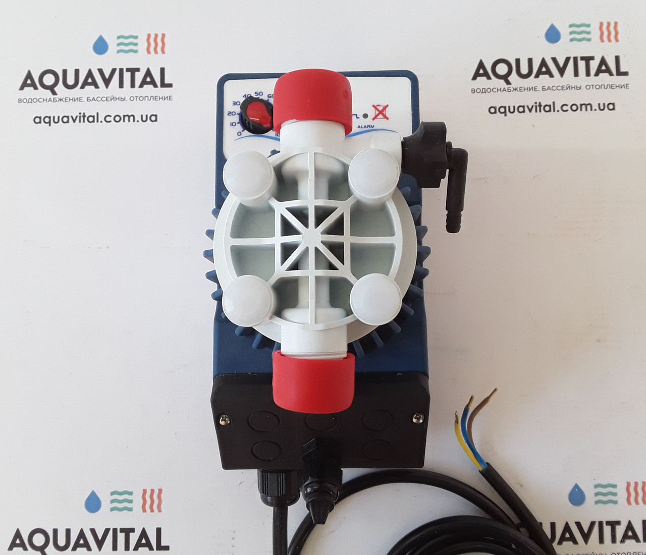 Насос дозуючий AquaViva 0,1 — 14 л/год (AML200) універсальний з ручним регулюванням