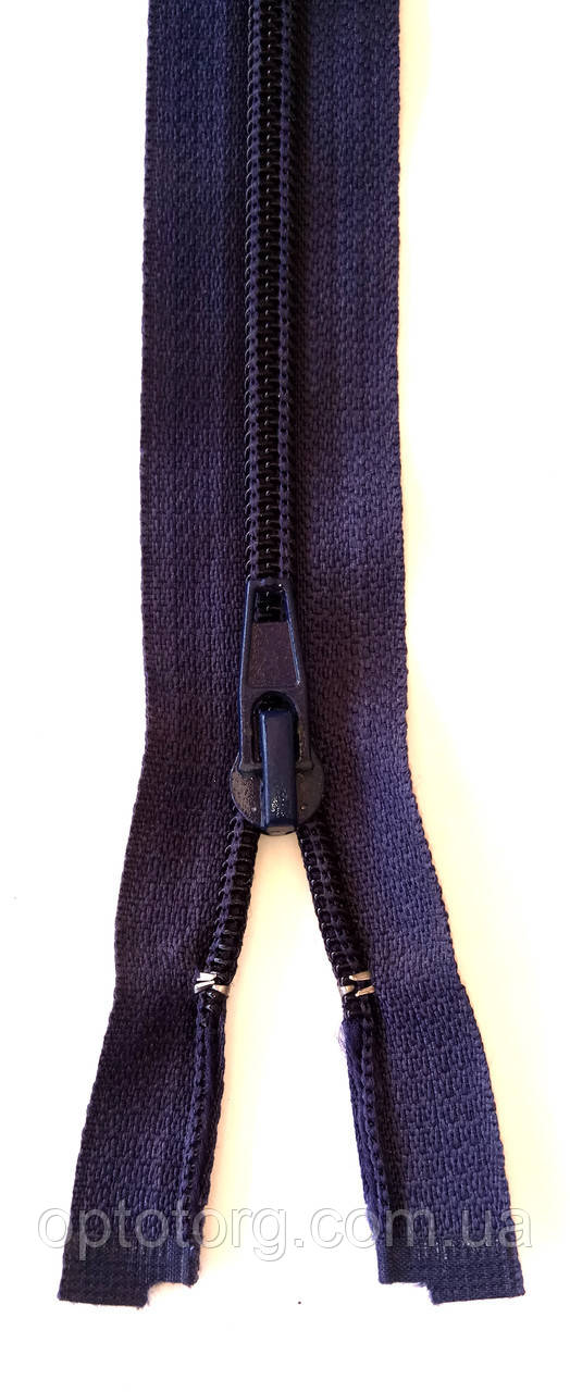 Спіральна блискавка Синя 45см спіраль Тип 5