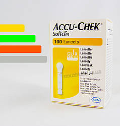 Ланцет Акку Чек Софтклікс для глюкометрів Акку Чек Актив, Перформа та Інстант #100