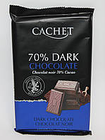 Шоколад Cachet Extra dark chocolate 70% Cacao 300 гр.