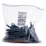 Дюбель "Швидкий монтаж", дюбель-цвях, дюбель з ударним шурупом 10х100 потай "Обрій" (50шт.), фото 3