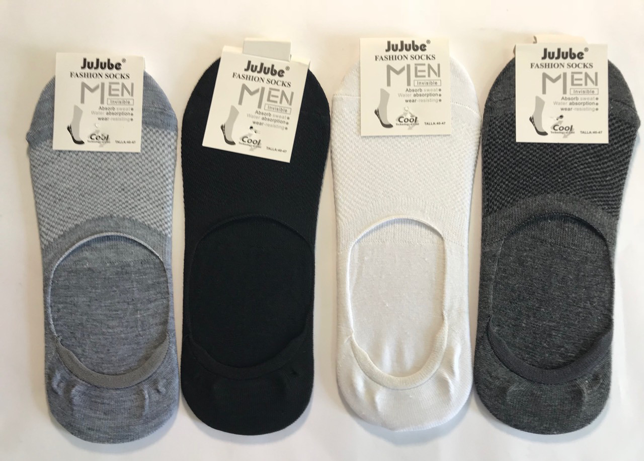 Шкарпетки сліди 41-46 із силіконом Бавовна (12 пар), фото 1