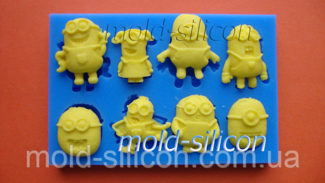 Силіконовий молд "Міньйони", фото 1
