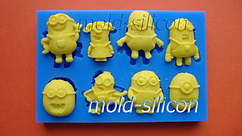 Силіконовий молд "Міньйони"