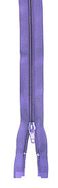Спіральна блискавка Фіолетова 60см Тип 5 роз'ємна з одним бігунком