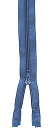 Спіральна блискавка Джинсова 70см Тип 5 роз'ємна з одним бігунком