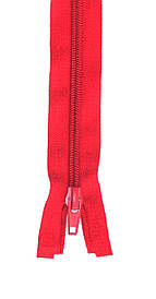 Спіральна блискавка Вишнева 70см Тип 5 роз'ємна з одним бігунком