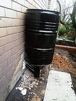 Изготовлен бюджетный бункер из стальной бочки 200л.