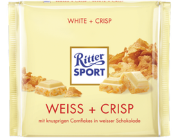 Шоколад Ritter Sport "Білий із криспами" 100 г.