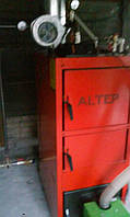 Установка Пеллетная горелки Air Pellet 50 с котлом Altep. Жилой дом г. Харьков. 3