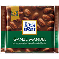 Шоколад Ritter Sport «Ganze Mandel» 100 гр.